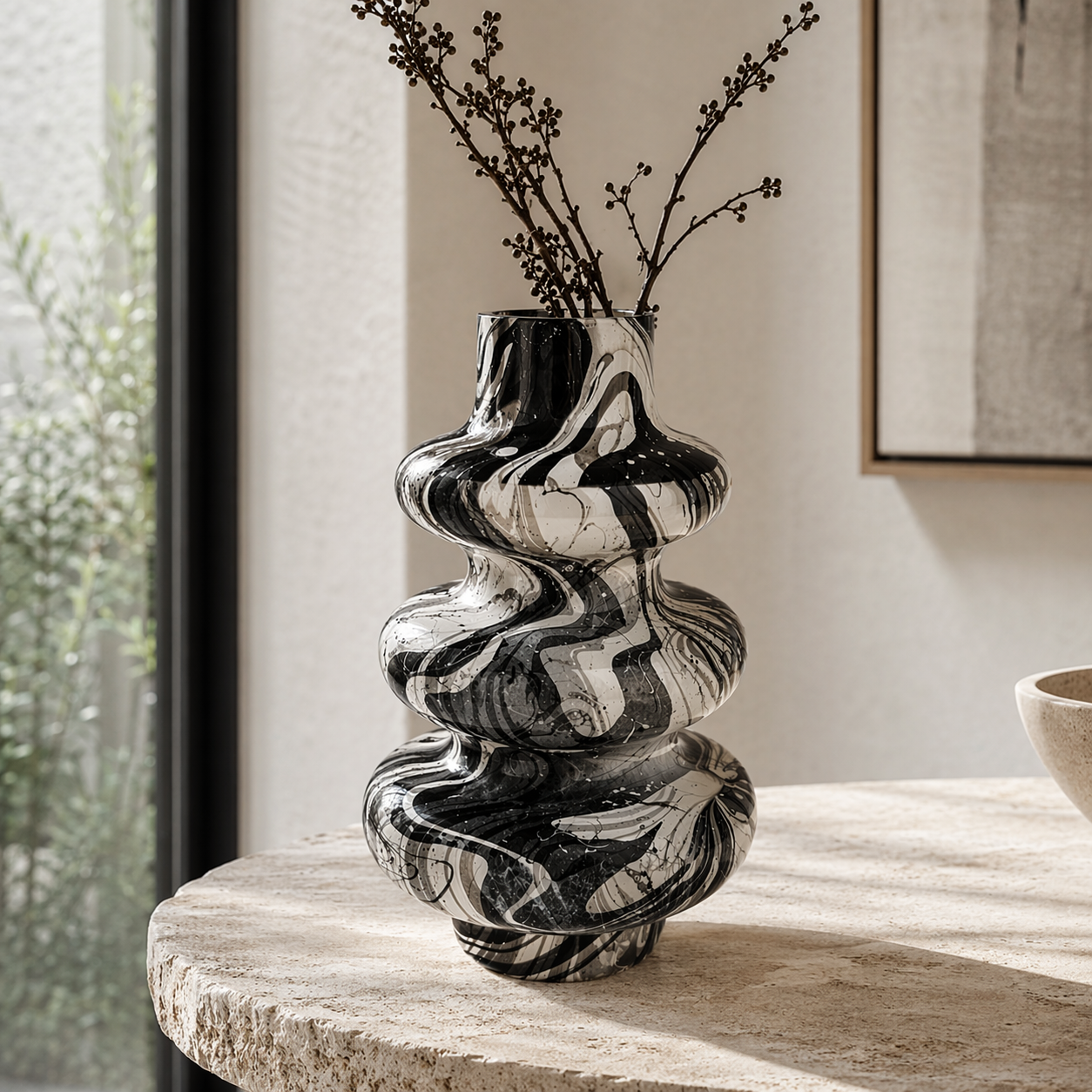 Váza - Zebra Stack
