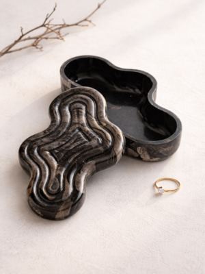 Šperkovnica – Black marble